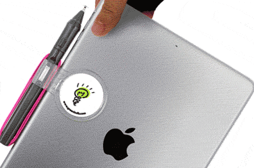 SonarPen magnetic pen holder on iPad