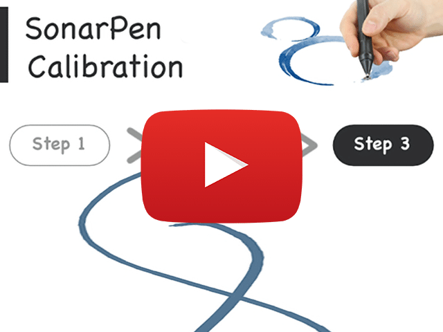 how to use SonarPen Calibrate