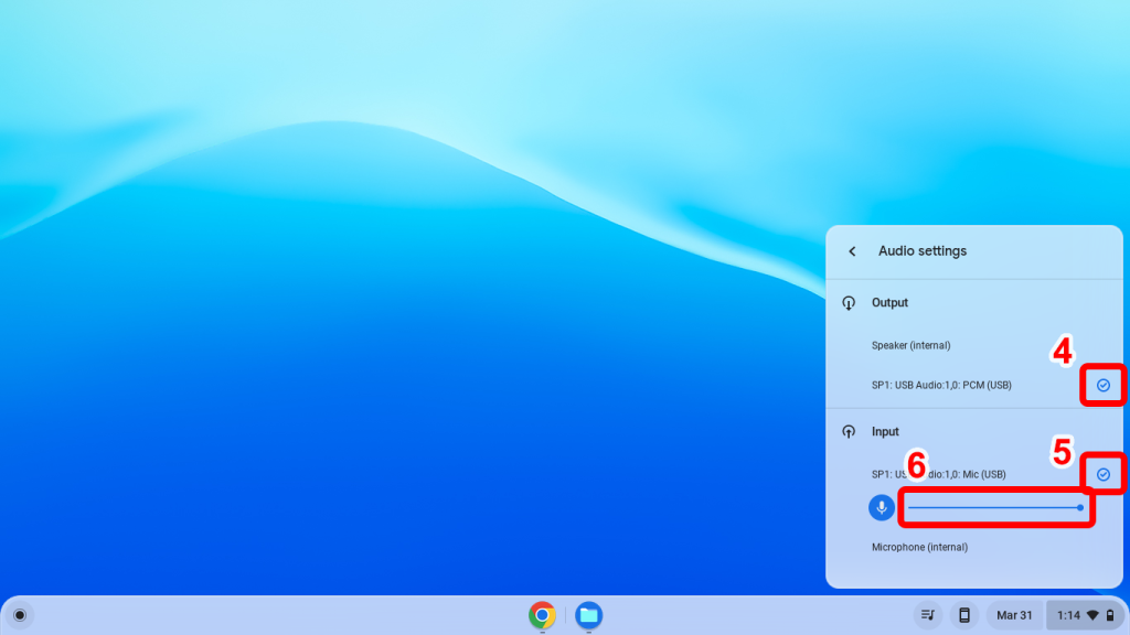 setup SonarPen on chromebook step 4-6