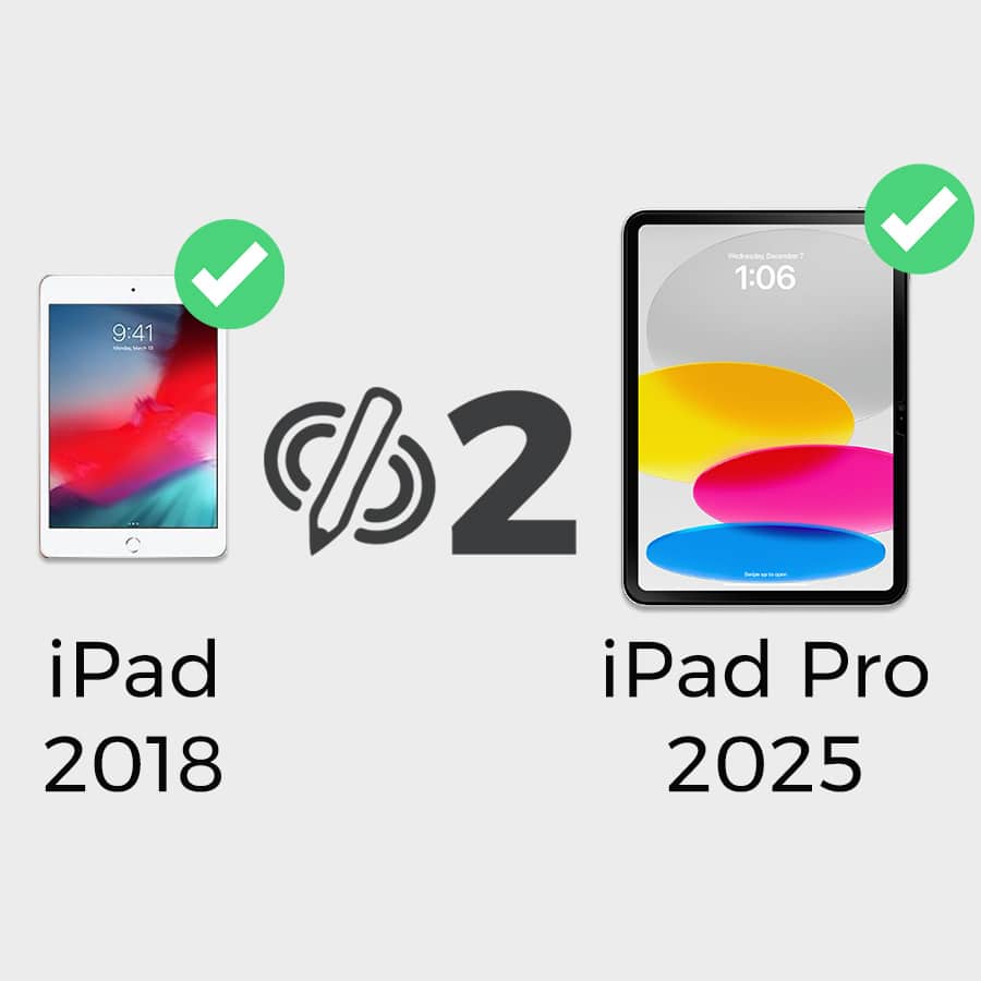 SonarPen 2 works with old iPad from 2018 to new iPad Pro in 2025