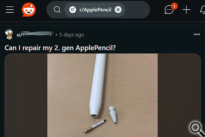 broken applepencil