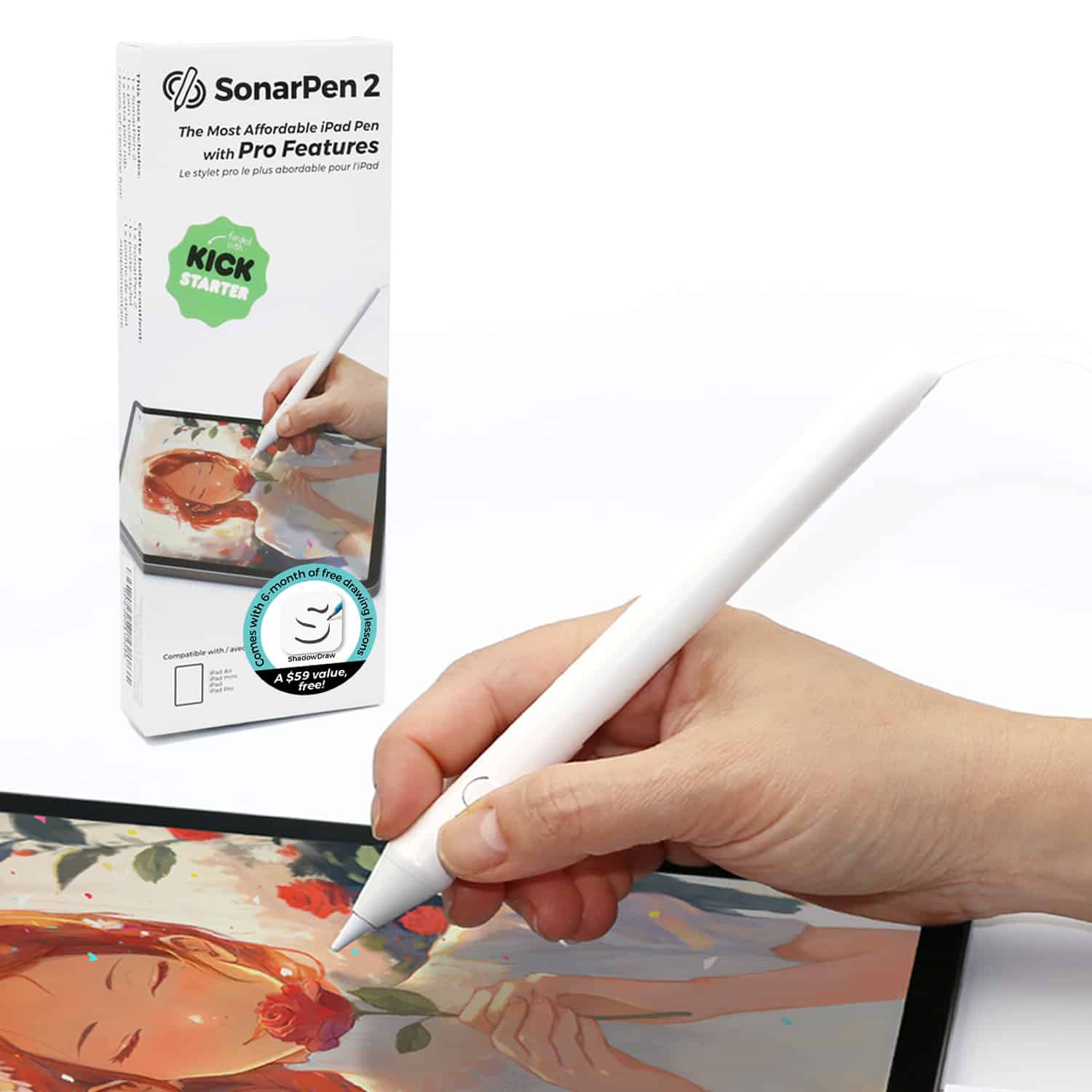 s2 hero 1500 SonarPen 2 pen with art tablet display