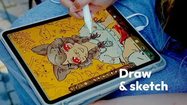 drawing with SonarPen 2